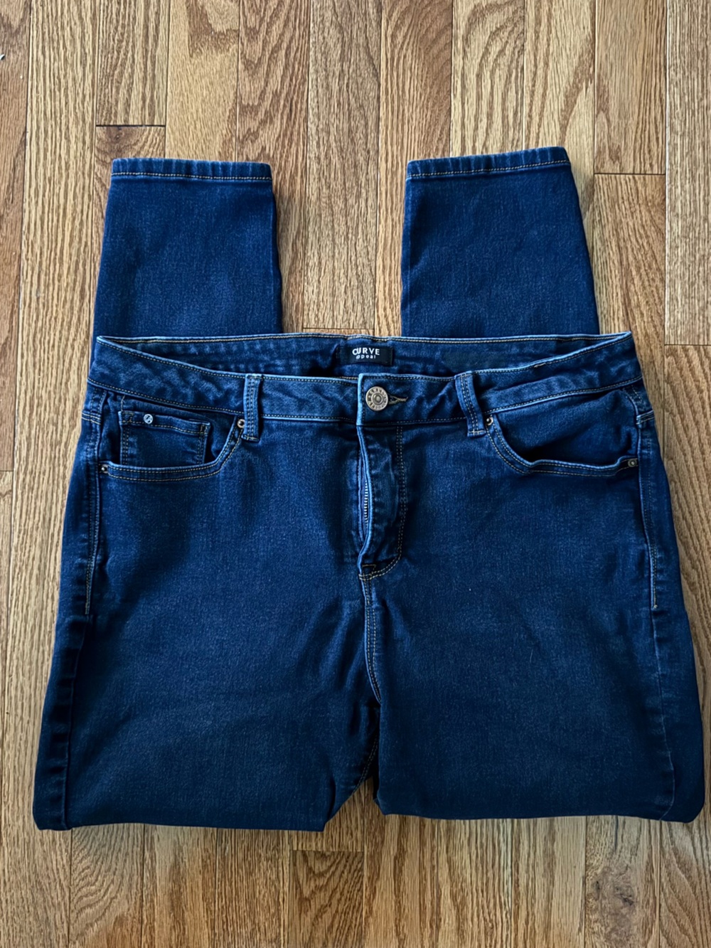 Dark Blue Skinny Jeans for Women